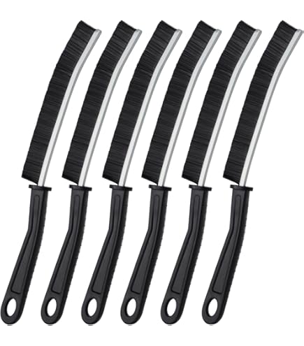 Set Di 3 Spazzole Per Pulizia Angoli Con Setole Dure - Per Piastrelle, Bagno E Cucina Con Clip Sospensione - Foto 8