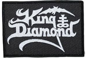 King Diamond Aufnäher Classic Logo Patch Gewebt & Lizenziert !!