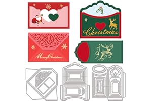 INFUNLY Envelope Die Cuts Metal Tag Cutting Dies Envelope Stamp Die Cuts for Card Making Embossing Stencils for DIY Scrapbooking Album Craft Party Decorations Paper Cards Die Cuts Easter