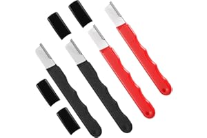 PSYQTSUARY 4pcs Garden Tool Sharpener, Pocket Blade Sharpener, Multipurpose Pocket Knife Sharpeners, Garden Shears Sharpeners for Hatchets Scissors Sickle Fence Shears