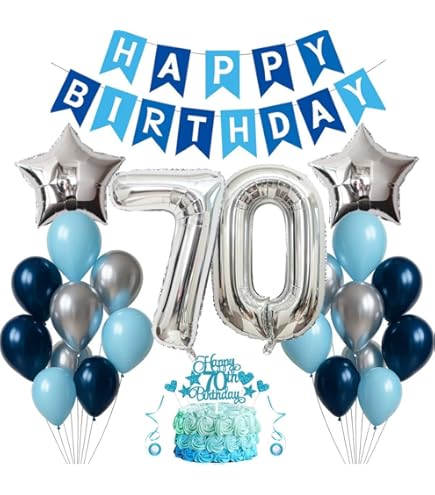 Alles Gute zum Geburtstag Banner mit 5 Stück Gold Konfetti Luftballons für Fraue