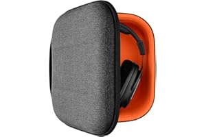 Geekria Shield etui na słuchawki kompatybilne z Sony PS4, INZONE H3, INZONE H5, INZONE H7, INZONE H9, etui zastępcze, bardzo twarda obudowa, torba podróżna z miejscem na kable (ciemnoszare)