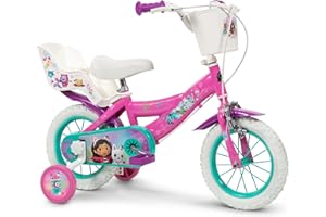 Toimsa Gabby's Dollhouse - Bicicletta per bambini da 3 a 5 anni