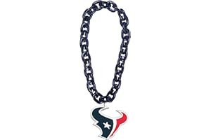 FANFAVE NFL Houston Texans Houston Texans NFL 3D Fanchain Magnet, Navy, One Size