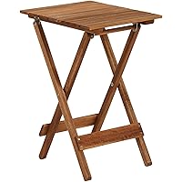 Butlers Lodge Klapptisch 38x30x51 cm - Beistelltisch aus FSC-Holz - Balkontisch, Küchentisch, Gartentisch klein