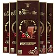 Cadbury Bournville Cranberry Dark Chocolate Bar, 80 grams (Pack of 5)