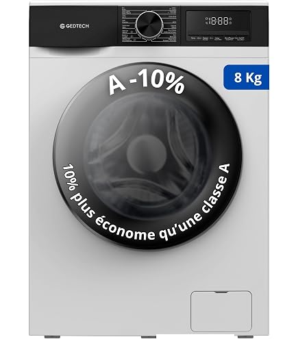 Lave-linge Frontal 6kg Sangiorgio SG610 - 1200 Tours/min, Classe C, 15 Programmes, Profondeur 51cm