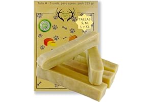 ARTISAN GIFT CO Mordedor Queso Churpi para Perros y Cachorros 100% Naturales con Leche del Himalaya - Peso Aprox. Pack 325gr (M / 5 unds.)