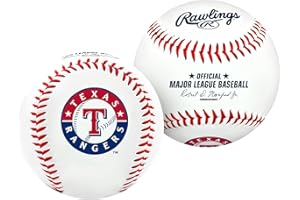 JARDEN SPORTS LICENSING Rawlings MLB Texas Rangers Team Logo Baseball, White, 1