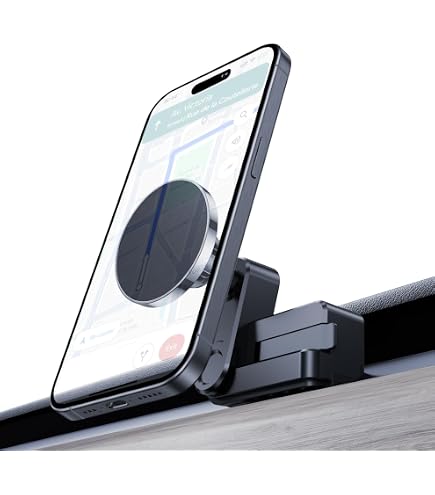 Support Smartphone Pour Tesla Model 3 Et Model Y - Installation Sans Outils, Serrage Ajustable 54-85 Mm