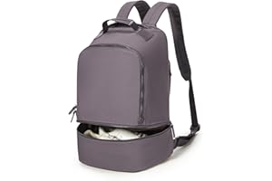 winspansy Sportrucksack für Frauen mit Schuhfach Handgepäckrucksack Großer Reise Rucksack Wasserdichter Freizeitrucksack Schultasche Sportrucksack Sporttasche für Schwimmen Yoga Tagesrucksack