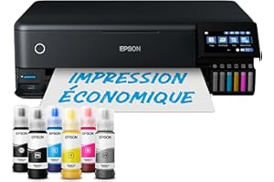 EPSON Imprimante photo A3+ EcoTank ET-8550 avec réservoir d’encre et Wi-Fi