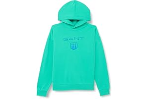 Gant D2. Sweat À Capuche Contrast Shield Relaxed Mixte Enfant
