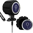 Microphone Isolation Ball Shield - Acoustic for Record Studios -MicProfessional Noise Cancellation with Pop Filter and High-Density Sound Absorbing Foam - Reflection reducing soundproof Cover Foam