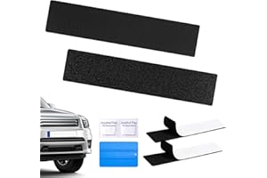 QNENEAM 2X Support Plaque d'Immatriculation Adhésif Invisible, Porte Plaque Immatriculation Adhésif Extra Fort pour Voiture Moto Remorque sans Vis et sans Cadre Fixation Sécurisée et Durable Montage Facile