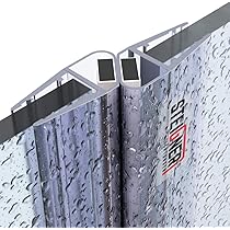 STEIGNER Joints De Douche Magnétiques SET, 180 Cm, Vitre 3,5/4/5mm, Joints D 'étanchéité Aimantés 180* Pour Portes De Douche, UKM01, 2 Pièces