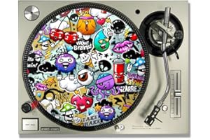 IDYD Graffiti DJ Turntable Slipmats/slipmat/slip mats 12" or 7" (7inch)