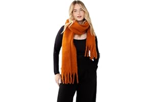 KELP STUDIOS Kelp Women Winter Scarf - Warm Cozy Neck Scarf for Women - 100% Recycled Polyester - Ladies Scarves for Cold Weather