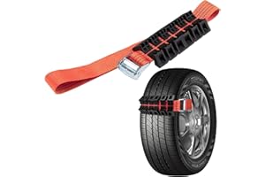 Rubber Snow Chains, badaren Tyres, Adjustable Snow Chains, Universal Snow Chains, Car Tyres, Snow Chains, Non-Slip Car Tyre Belt, Tyre Traction Device for Snow, Mud, Sand
