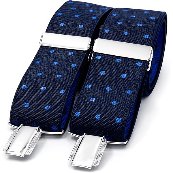 Bretelle A Forma Di H 35 Mm Con Clip In Acciaio – Regolabili Fino A 196 Cm, Per Uomo E Donna