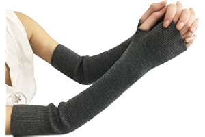 Amorar Guanti Invernali da Donna Scaldamuscoli in Maglia Scaldamuscoli in Cashmere Scaldamani da Polso Senza