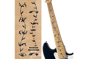INLAYSTICKERS Inlay FT-050TG-BP - Adesivo per chitarra, motivo: albero della vita, colore: nero perla