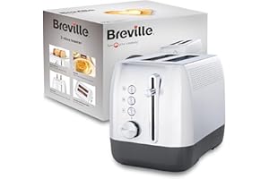 Breville Edge Deep Chassis 2 Slice Toaster | Toasts All the Way to the Top | Brushed Stainless Steel | [VTT981]