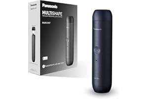 ‎PANASONIC Panasonic MULTISHAPE ER-CBL1 modulares Körperpflege-System, Hauptgerät für Bart-/Körper-/Haar- und Nasen-Ohren-Augenbrauentrimmer, 3-Klingen-Rasierer, Zahnbürste mit wiederaufladbarem Li-Ionen-Akku