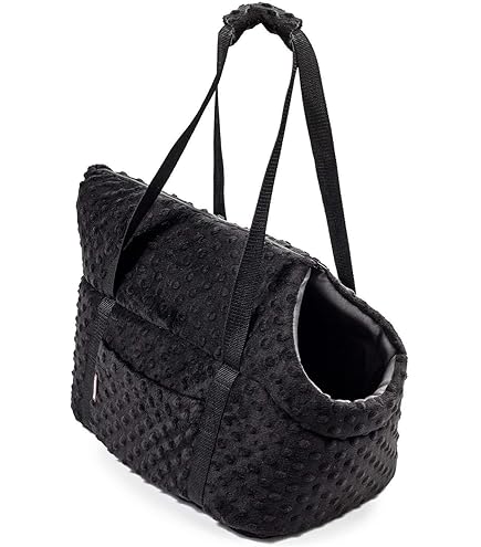 Borsa Trasportino Per Cani Bobby Promenade 40x23x23cm - Imbottita, Con Tracolla, Cioccolato - Foto 7