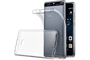 VERCO Mobile phone case for Huawei P9 Case, mobile phone cover for P9 case transparent thin clear silicone, transparent