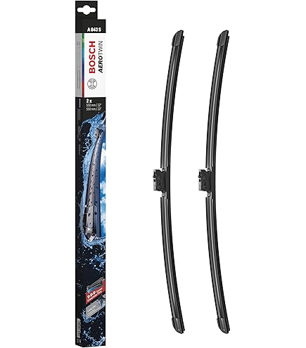 VALEO Silencio Wiper - VF924 - Kit Of High Performance, Superior Road Visibility, Easy Installation Original Flat Blades 600mm/550mm - Front - Set Of 2 Wiper Blades - 577924