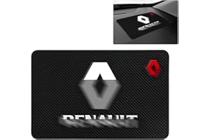 OYDDL Tappetino antiscivolo per cruscotto auto compatibile con Clio Sandero Duster Captur Kaptur Mégane Scénic Logan Symbol Kwid Kangoo Kadjar Master Dokker Trafic Accessori