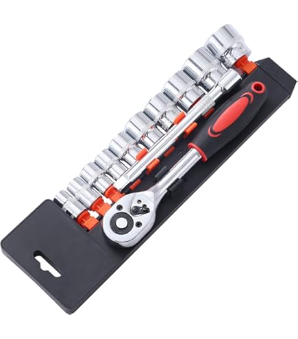 1/2 Drive 12 Points Socket Set 8mm 9mm 10mm 11mm 12mm 13mm 14mm 15mm 16mm 17mm 18mm 19mm 20mm 21mm 22mm 24mm 27mm 30mm 32mm - 1420