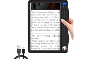 ‎NZQXJXZ NZQXJXZ Lupe mit Licht, 6X 30X Leselupe mit Licht für Senioren groß, Wiederaufladbare Handlupe mit 36 LED Licht und 3 Helligkeitsstufen, Handleselupe für Bücher, Arbeit, Nähen, Lesen, Sehschwäche