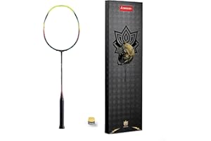 ‎A1 TAAN Professioneller Badminton Schläger Kawasaki Federball 35lbs High Tension 5U Ultra-Light 40T High Modulus Graphite Attack Typ Leichter Badmintonschläger NEZHA 35