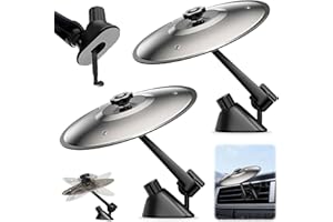 CHINGCOO Auto Crash Becken,2 Stück Auto Vehicles Inneneinrichtung, Auto Schlagzeug, Drum Cymbals für Auto, Mini Schlagzeug, für Alle Arten von Fahrzeugen