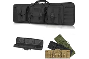 SJASD Gewehrtasche,Waffentasche für Langwaffen Abschließbar,Jagdgewehr Taschegewehrtasche Lang,Jäger,Hunting,Jagdwaffe,Waffentasche Pistole Doppelt