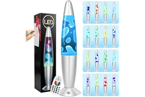 FBSPORT Lampes à mouvement liquide lampe a lumineuse 17 changement de couleur Lampe d'ambiance,adeau Enfant Décoration de chambre à coucher, salon lampe de bureau adulte