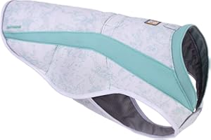 RUFFWEAR Swamp Cooler Vest, Dog Jacket for Hot Weather, SPF 50+, Maximum Coverage, Cooling Cover with Harness/Lead Portal, Sun Protection to Keep Pets Cool, Sage Green (X-Large, 91-107 cm)