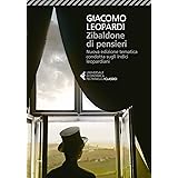 Zibaldone di pensieri: Nuova edizione tematica condotta sugli Indici leopardiani