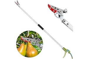 FLORA GUARD 130cm Tree Pruner, Tree loppers Long Reach - Lightweight & Strong, Ideal for Removing High Branches and Fruit Picking