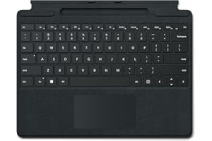 Microsoft Surface clavier Signature Keyboard, Noir, compatible Surface Pro 8, Pro 9 et Pro X (Clavier AZERTY)