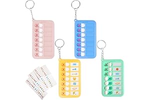 Yuiturt Lot de 4 tableaux de liste de contrôle répétables pour le TDAH, la démence et la vie quotidienne et la liste des choses à faire, tableau mémo pour enfants et adultes, pour l'école, la famille