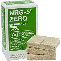 Emergency Food NRG-5® Zero Ration Alimentaire d'urgence, sans Gluten