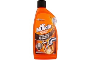 HITHINKMED Mister Muscle Disgorgante Gel per Tubi e Scarichi - 500 ml, 1