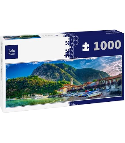 CALVENDO Puzzle 1000 Teile – Motiv: Laveno & Seilbahn Zum Sasso Del Ferro, 64x48 Cm, Premium-Qualität