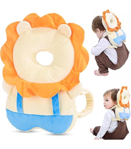 Zaino Protettivo Per Testa Bambino - Con Imbottitura In Cotone, Design Animale, Traspirante E Regolabile - Foto 3