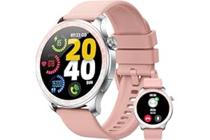 FEMPOIN Smartwatch, 1.43" HD AMOLED Orologio Smartwatch Uomo Donna con Chiamate e Whatsapp, Orologio Digitale con 100+ Sport, SpO2 /Sonno/Cardiofrequenzimetro, IP68 Impermeabile Smart Watch per Android iOS