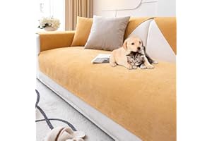Racib Funny Fuzzy Sofa Cover For Pets Plush,Non Slip Corner Sofa Cover For Dogs2/3/4 Apply To Sofa Covers L Shape Slipcovers Waterproof(#11,70 * 120cm)