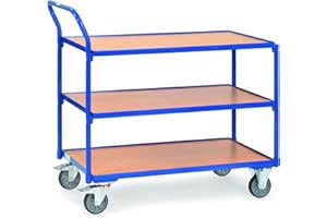 Fetra Transportgeräte mtpfg2750 Wagen Tablett Griff schräger Schneide, 3 Randlos 850 mm x 500 mm Plattform